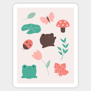 Pebble and Geraldine Sticker